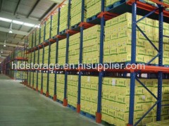 Warehouse Steel Pallet Rack with Forklift