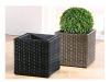 Mini Garden Flower Planter Plasitc Rattan Plants Basket