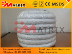 High quality thermal sealing ceramic fiber braided fiberglass square rope