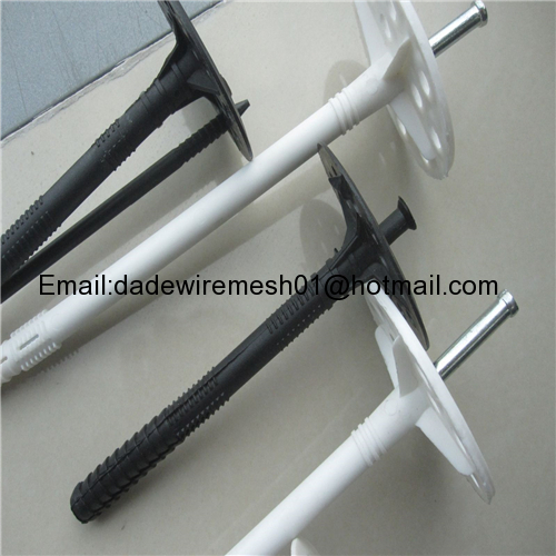 Plastic insulation nails/insulation anchor/insulation fasteners manufacture