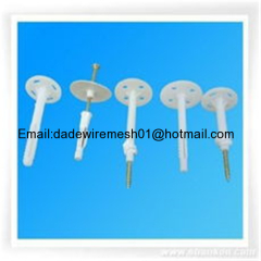 Plastic Cap Heat Preservation Dowel Nail/insulation supporting pin wholesalers