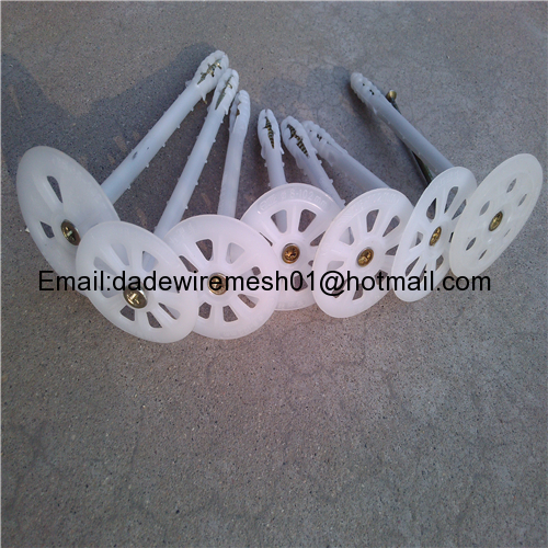 Insulation Fixing Nail Use With Fiberglass Mesh