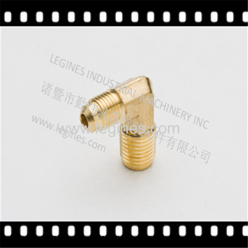 female Elbow:sae 45 flare:brass fittings:copper fittings:fittings:hydraulic connector:hydraulic fittings