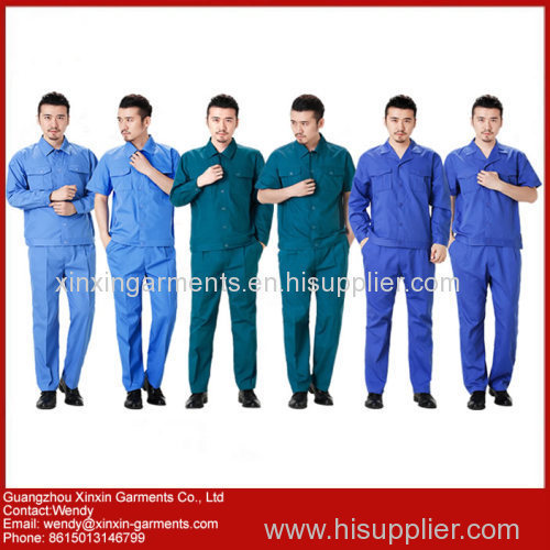China Supplier Wholesale Worker Uniform 100% Cotton Work Suit