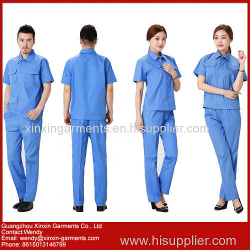 2016 new work uniforms overall 100%cotton Durable Protective men's basic work uniform comfortable electrician cover