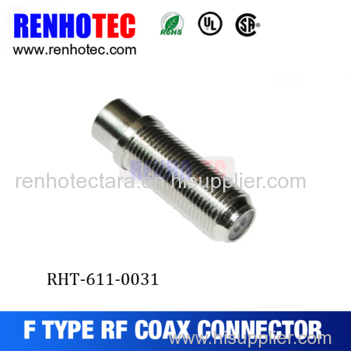 extention screw female f connector barrel