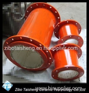 92% alumina ceramic lined steel pipe