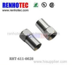 CATV F Connector Male Crimp for RG59 RG6