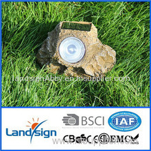 Chinese OEM solar light factory landsign solar rock lights