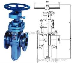 Dark polk flat panel gate valve