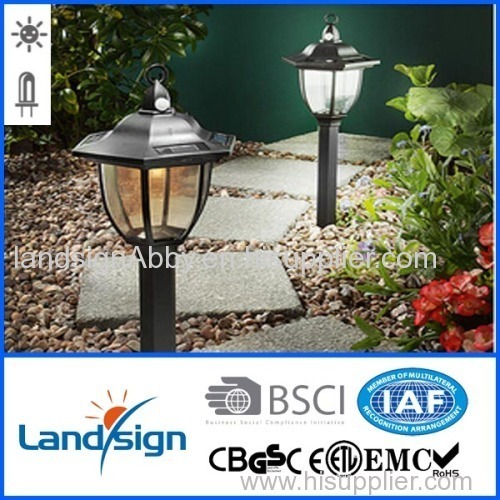 Solar light factory landsign plastic led solar sensor light