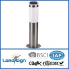 hot sale landsign stainless steel+PP+GPPS 1 LED white/color change high quality solar lamp