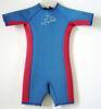 Children Blue Neoprene Surf Suit Smooth Skin Abrasion Resistance