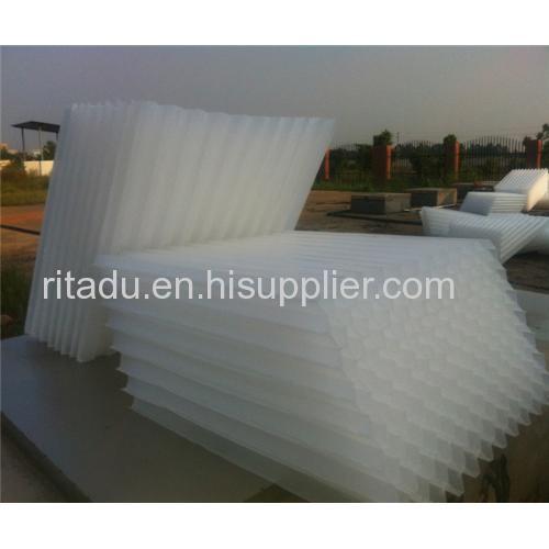 Plastic Lamella Clarifiers PP/PVC Material Tube settler Media for Drainage Engineering