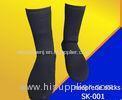 Black Waterproof Neoprene Boot Socks / Neoprene Toe Socks For Diving