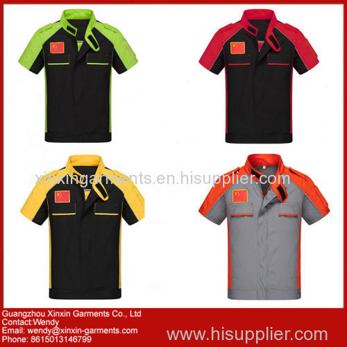 wholesale custom polo collar workwear printing short work clothing