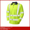 hi vis reflective safety t shirt fluo yellow working safety t shirt wholesale long polo t shirt