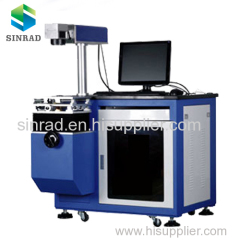 portable laser marking machine printing logo/pattern on glass/plastic/metal/brass