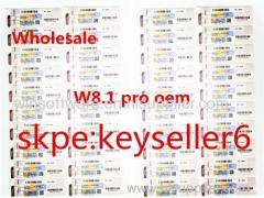 Win 8.1 Pro COA Sticker Win 8.1 Pro OEM Key