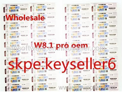 Win 8.1 Pro COA Label Sticker License Key Card X16 X15 X18 100 % Genuine OEM Key
