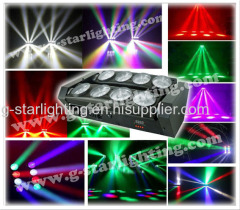 8PCS 10W spider led moving head light/ led beam moving head light