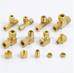 BRASS COMPRESSION FITTINGS SAE