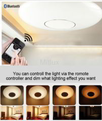 New smart music wireless Bluetooth ceiling light with speaker