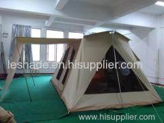 family canvas safari tent