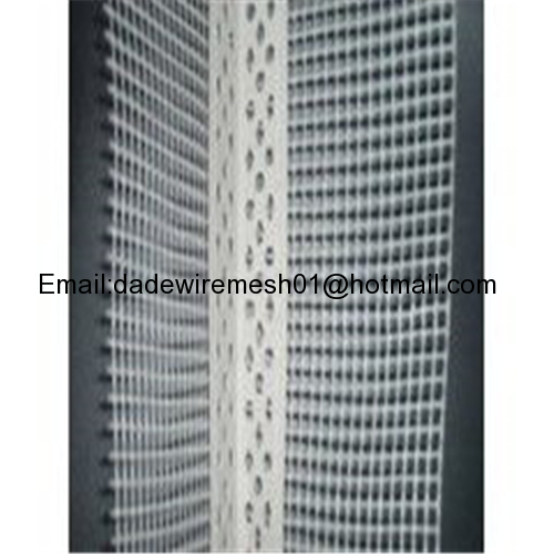 Construction material PVC corner protector strip/PVC Angle Bead with fiberglass mesh