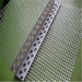 2.7m perforated round hole PVC drywall corner bead for construction