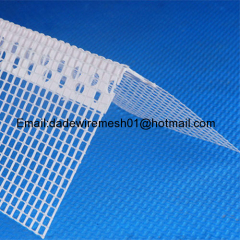 Corner bead/angle bead use with fiberglass mesh