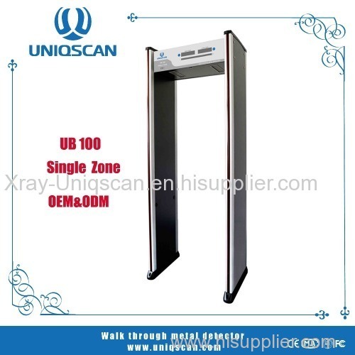 Government/customs/airport best Single zone Door Frame Metal Detector with OEM supplier