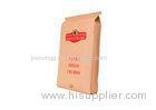 Block Bottom Valve Kraft Paper Stand Up Pouch For Compound Fertilizer / Chemical Products Packing