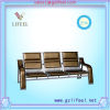 fashional beauty salon furniture Three seats waiting chairs