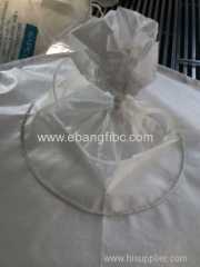Color white big bag with spout for packing chemicals
