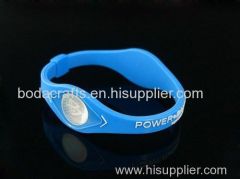 embossed debossed silicon bracelet