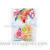 Soft Sweets Sugar Packing Bags With Clear Window Custom Full Color Printing