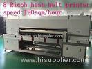 Belt Pigment Ink Printers Digital Printing On Textiles Ricoh Head 1500 Kilos