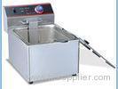 High Performance Countertop LPG Gas Deep Fryers For The Home / Restaurant