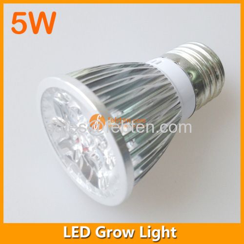 Red blue 5W LED grow bulb