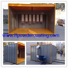 walk-in powder paint booths