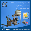Automatic Pyramid Tea Bag Packing Machine with Outer Envelope Triangle Nylon Tea Bags Packing Machine Ultrasonic Seal