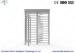 Resident Semi Automatic Full Height Turnstile Revolving Gate