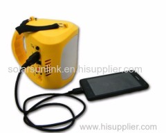 portable solar lamp solar home system light Solar Emergency Light phone charging