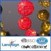 New High Qulaity Outdoor Decorative Led Garden Solar Light christmas outdoor led rattan ball string light