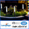 2016 Cixi landsign High Quality Led Solar Light outdoor solar powered crystal bubble stick garden light