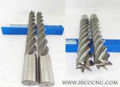 High Speed Steel HSS Foam Cutting End Mill Extra-long Spiral Flute Router Bits