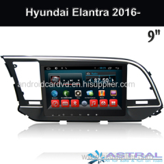 Hyundai Elantra 2016 2017 Car Dvd Player with Gps Navigation OEM Manufacturer