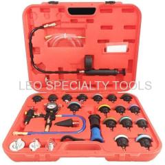 Cooling System Leakage Tester and Vacuum Type Coolant Refill Kit 27pcs