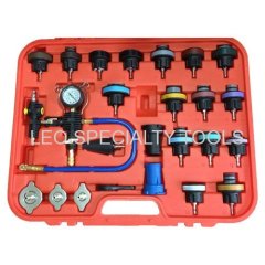 27pcs Multi-Function Master Cooling Radiator Pressure Tester with Vacuum Purge and Refill Kit